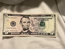 RARE! ☆$5 Dollar Bill ☆STAR☆ NOTE 2017A Series | eBay