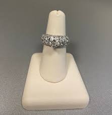 18K White Gold 1.32 Carat Center Stone 2.22CTW Diamond Ring ...