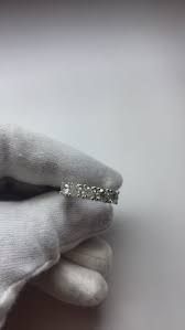 2.5 Carats Round Prong Set Natural Earth Mined Diamond Wedding Band