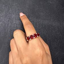 Customizable 14k Solid Yellow Gold Natural 4.75 Carat Garnet ...