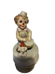Vintage Rotating Musical Clown Plays Tune "Send In The ...