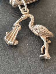 Vintage 1977 Jubilee Year Sterling Silver Charm Bracelet & Charms - Etsy