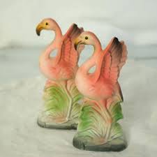 Pink Flamingo Salt and Pepper Shakers - Etsy