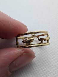 Buy 18ct Gold Open Bird Band Ring Sku1566 Online in India - Etsy