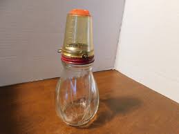 Vintage Glass Turn Key Nut or Spice Grinder Chopper Red 7.5 ...
