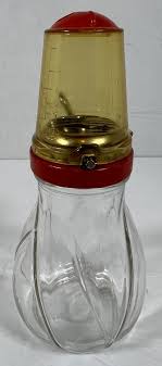 Vintage Nut Grinder With Measuring Cup Glass | eBay