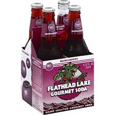 Flathead Lake Soda, Gourmet, Huckleberry | Fruit Flavors ...