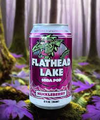 Gourmet Huckleberry Soda - By: Flathead Lake Soda Pop ...