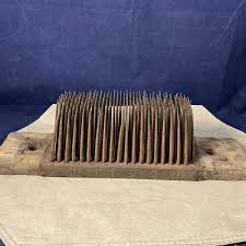 Flax Hetchel Hand Made Antique Primitive Farm Tool Hatchel ...