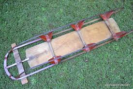 Vintage Royal Racer Sled: Wood & Metal, Winter Holiday Decor - Etsy