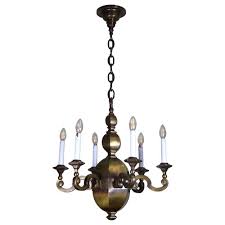 Massive Brass Chandelier, 1900s for sale at Pamono