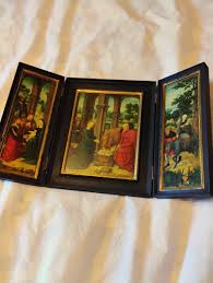 Adriaen Isenbrant Triptych Life Of The Virgin Wood Vintage ...