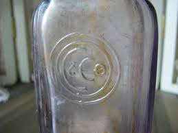 Antique Sun Purple Bottle, Antique Embossed Bottle, Sun ...