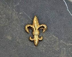 Vintage 12 K Yellow Gold Filled Etched Scrolled Fleur Dis Lis Design Dangle Art Deco Style Pin Brooch Double Circle Design Watch #935 **RL - Etsy Canada