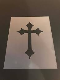 Cross#5 Stencil (buy 2 Get 1 Free! Mix & Match) - Etsy Israel