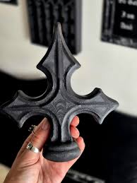 Gothic Cross Wall Decor – 3D Printed Cathedral Accent ...