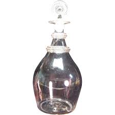 Early American Blown Glass Decanter ca. 1830. For Sale at ...
