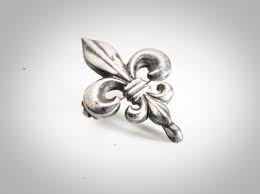 Sterling Fleur De Lis Watch Pin - Etsy