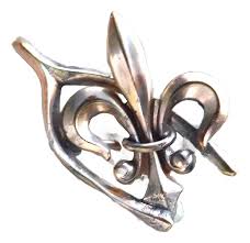 Antique Victorian Gold-Filled Fleur De Lis and Wishbone ...