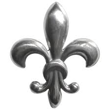 Sterling Fleur-de-Lis Watch Pin. For Sale at Ruby Lane
