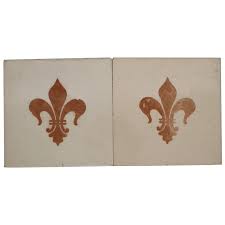 Similar Items to 1900s Fleur De Lis Antique Set of Two Large ...