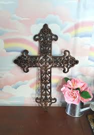 Cast Iron Wall Cross - Etsy New Zealand
