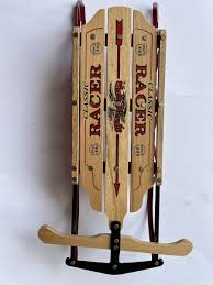Miniature Sled Flexible Flyer Classic Racer Wood & Metal ...