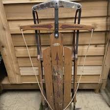 Vintage Genuine Wooden Metal Flexible Flyer Snow Sled MODEL 41H Airline Collectable Condition - Etsy