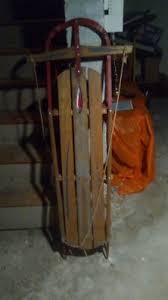 Vintage Sears Sled sleigh snow riding sports | eBay