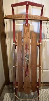 Vintage Flexible Flyer Snow Sled 48'' Flexible Flyer III 3 ...