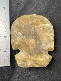 3 1/8" T. Incised Caddo Pottery Jar. Arkansas. Ex Dreama Mills.