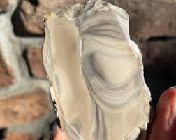 Polish Flint Lapidary Slab Natural Stone Not Polished for Cabbing - Etsy