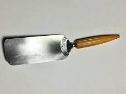 VTG ANDROCK BULLET Flexible STAINLESS Spatula BAKELITE HANDLE Kitchen Utensil US | #1820964050