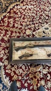 Antique gun set scenery installation #creativedesign #woodworking #freestyleartist | Freestyle Artist | Facebook