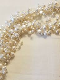 Sterling Silver Freshwater Pearl Necklace 20" Long BOHO ...