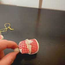 2 Vintage Flocked Christmas Ornament Elephant & Mouse White ...