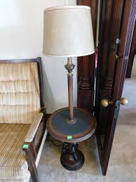 Lot - Traditional Style Recliner & Shaft Table