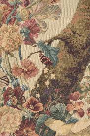 Pigeon & Floral Urn Belgian Tapestry: European Wall Decor ...