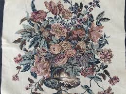 2x2 Vintage French Pictorial Tapestry Wall Hangings Kitchen ...