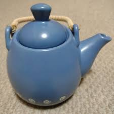 Japanese Teapot Kyusu Cat Blue Kato Kogei Used Made in Japan | eBay