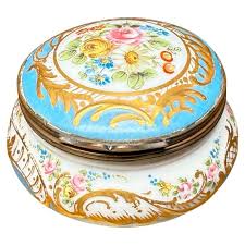 Porcelain Trinket Box - 148 For Sale on 1stDibs | vintage ...