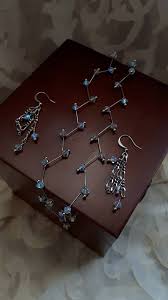 Vintage Demi Parure Jewelry Set, Short Necklace and Dangle ...