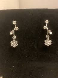 Beautiful Silver Plated Necklace Earrings Wedding Jewelry Set, Bridal | eBay