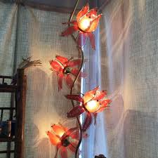 Red Flower Floor Lamp for Sale in Long Beach, CA - OfferUp