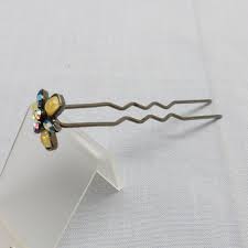 Victorian Look Rhinestone Bobby or Hair Pin, Vintage - Etsy
