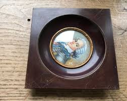 French Miniature Portrait of a Gentleman Signed - Etsy