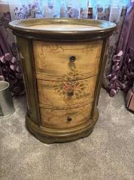 Oval Vintage nightstand 27” High - Kaufman Realty & Auctions