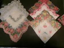 Satin Pink Original Vintage Plain & Solid Handkerchiefs for ...