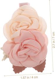 FRCOLOR 3pcs Floral Hair Clips Girls Hair Decor Hairpins ...