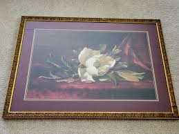 Framed Victorian Floral Print: Lenten Rose, Gold Gilded ...